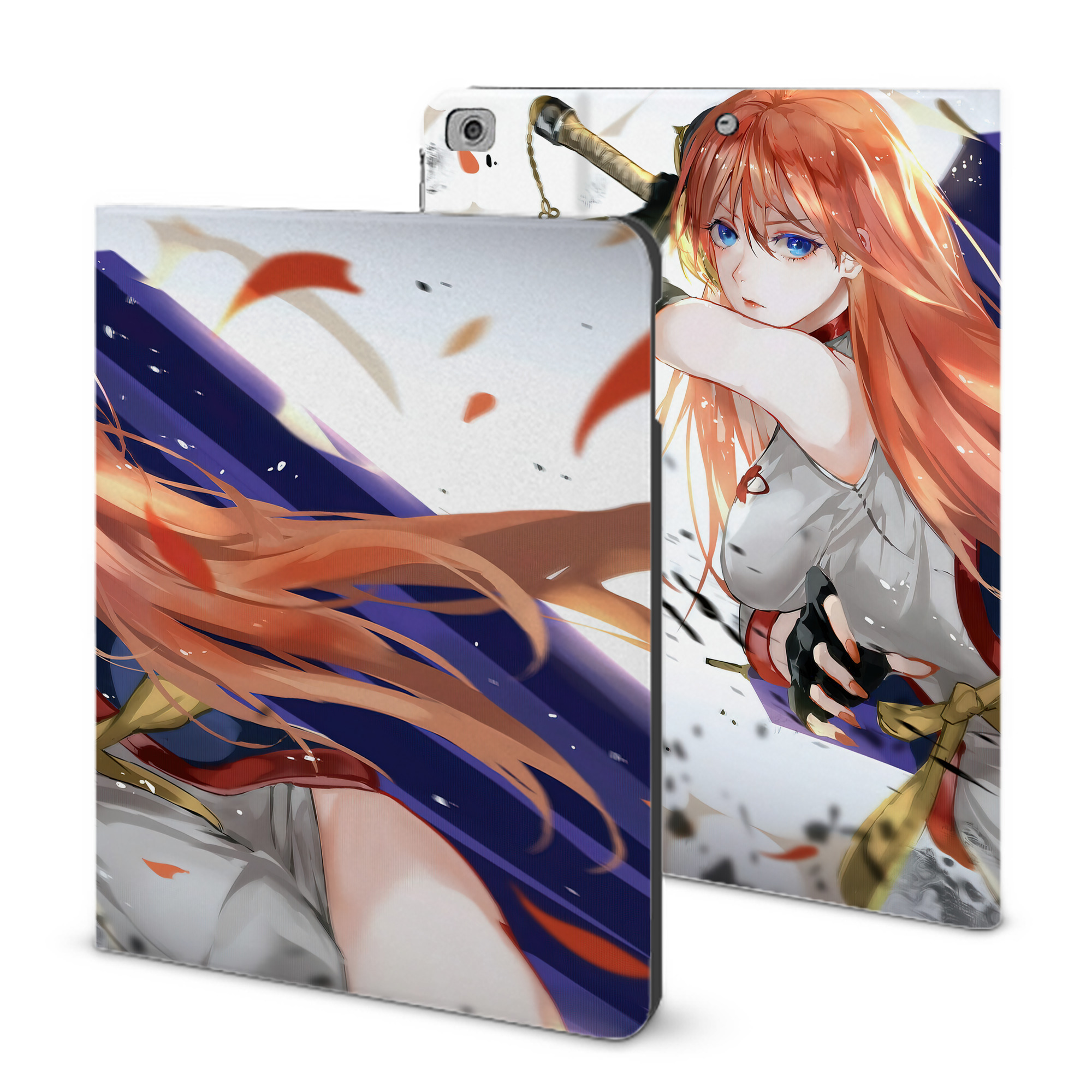 ぎんたま 坂田銀時（さかたぎんとき） 神楽 志村新八（しむら しんぱち） GINTAMA Sakata Gintoki Kagura Shimura Shinpachi IPad ケース ブック型 PUレザー TPU 耐衝撃 軽量 薄型 ペン収納なし 全面保護 IPad 各モデル対応